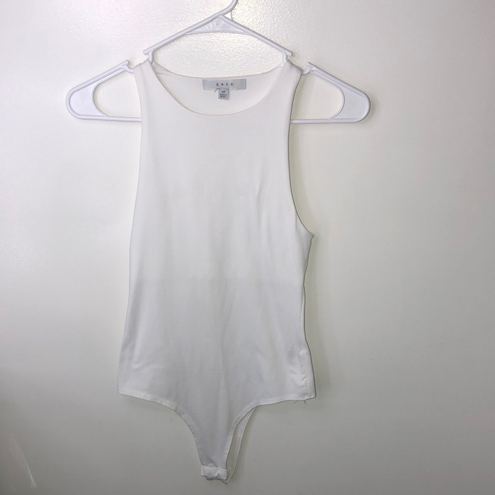 ♡︎ gaze ♡︎ White Bodysuit